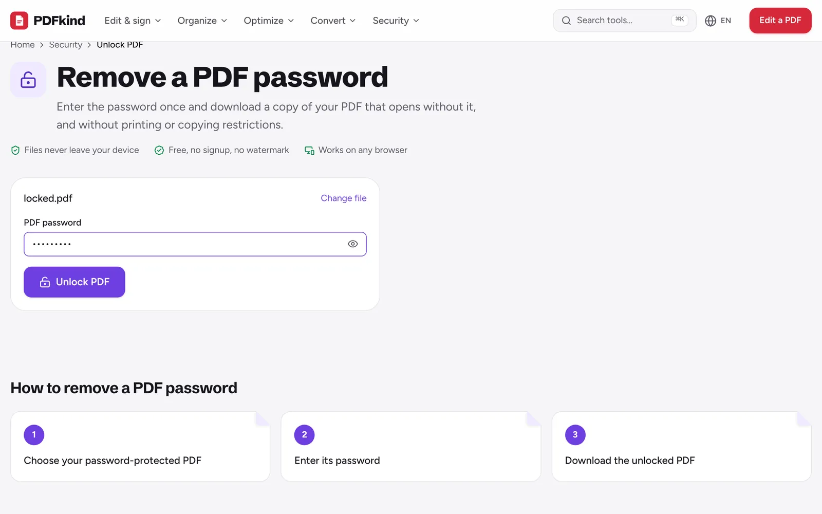Open Unlock PDF