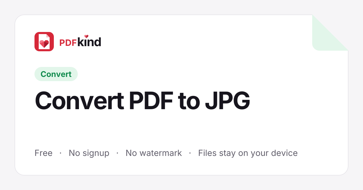 PDF to JPG Online Free | High Quality Images up to 300 DPI